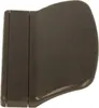 A close-up, side view of a brown plastic door handle. Produktbild-Vorschau