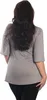 Damen Tunika T-Shirt mit 3/4 Ärmeln, Rundhalsausschnitt – Produktbild-Vorschau 4