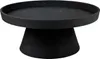 A black candle plate on a white background. Produktbild-Vorschau