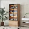 Armoire de salle de bains Sweiko, moyenne, avec baguette Voir les images du produit 12