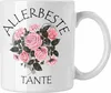 Trendation - Beste Tante Tasse Geschenk Kaffeetasse für Produktbild-Vorschau 1