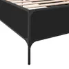 The Living Store Bettgestell Schwarz 100x200 cm Produktbild-Vorschau 7