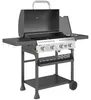 Gasgrill 4-Brenner mit Seitenkocher BBQ-Grillwagen Produktbild-Vorschau 12