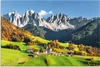 ARTland Wandbild Alu für Innen & Outdoor Alpen Berge Santa Produktbild-Vorschau 2