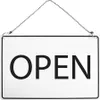 Wendeschild inkl. Kette - Open - Closed - Gr. ca. 30 x 20cm Produktbild-Vorschau 1