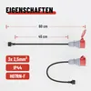 Adaptateur ABSINA : fiche Schuko vers prise CEE 16 A - Voir les images du produit 5