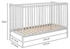 Baby Happy Bliss GREGIO Babybett 120x60 cm – massives Produktbild-Vorschau 4