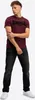 Lonsdale London T-Shirt Herren LL008 One Tone bordeaux L Produktbild-Vorschau 4