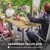 Outsunny Gartentisch 150x90cm, Balkontisch aus Stahl, Produktbild-Vorschau 4