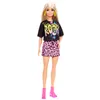 Barbie Fashionistas Puppe im rockigen T-Shirt und Rock, Produktbild-Vorschau 1