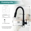 Kuchyňská baterie černá Vysokotlaká kuchyňská směšovací Náhled obrázku produktu 7