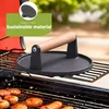 Hi Nature™ Burgerpresse Gusseisen 17,6 cm – Großer Burger Produktbild-Vorschau 4
