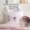 Kinder Bettwäsche Set 135x200 80x80 cm süße Häschen Hase Produktbild-Vorschau 3