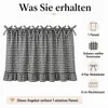 Záclonka Buffalo Plaid ve venkovském stylu s volánky, Náhled obrázku produktu 6