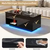 Merax Hochglanz Lift-Top Couchtisch mit LED-Beleuchtung, Produktbild-Vorschau 6