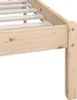 vidaXL Massivholzbett ohne Matratze 160x200 cm Produktbild-Vorschau 7