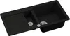 CENTA Spüle MERGA 60 860 x 435 mm schwarz MERGA 60 BL Produktbild-Vorschau 2