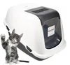 Katzenklo mit Deckel Katzentoilette Geschlossen mit Haube Produktbild-Vorschau 1