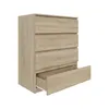 Kommode Aven Sonoma-Eiche, 4 Schubladen, für Schlafzimmer, Produktbild-Vorschau 4