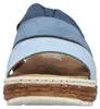 Rieker Damen Pantolette Plateau und Keilabsatz in Korkoptik Produktbild-Vorschau 6