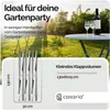 CASARIA® Stehtisch 2er Set Klappbar Höhe 110cm Ø 60cm Produktbild-Vorschau 4