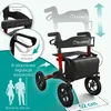 ELONEO Rollator składany z siedziskiem, rollator zewnętrzny Podgląd zdjęcia produktu 7