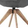 home24 Drehbarer Armlehnenstuhl mit gepolsterter Sitzschale Produktbild-Vorschau 10