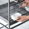 PawHut Vogelkäfig mit Rädern, Doppelvoliere mit 2 Tabletts, Produktbild-Vorschau 4