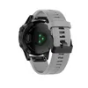 Strap-it Garmin Fenix 7 Silikonarmband (Grau) Produktbild-Vorschau 2