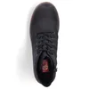 A top-down view of a black boot on a white background. Produktbild-Vorschau