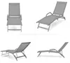 Lot de 2 chaises longues COSTWAY, chaises de jardin avec Voir les images du produit 8