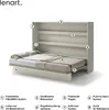 Schrankbett 140 x 200 Horizontal BC-04 Kaschmir LENART BED Produktbild-Vorschau 3