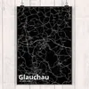 Mr. & Mrs. Panda Bild Glauchau DIN A2 - Geschenk, Plakat, Produktbild-Vorschau 2