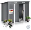 KESSER® - Gerätehaus L Metall 4 m³ mit Fundament | Produktbild-Vorschau 1