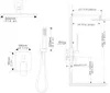 Edelstahl Unterputz Duschset Duschsystem Duscharmatur Set Produktbild-Vorschau 2
