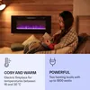 Klarstein Elektrický krb, elektrické ohrievače do obývačky Náhľad obrázku produktu 2