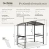 tectake Grillpavillon 2,4x1,5x2,34m - Alu-Stahl Rahmen - Produktbild-Vorschau 5