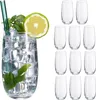 Relaxdays – zestaw 12 szklanek, szklanki do wody, szkło Podgląd zdjęcia produktu 1