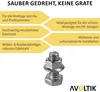 M10 30x Sechskantschrauben Edelstahl A2-70 mit Produktbild-Vorschau 4