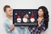 Fußmatte Frohe Weihnachten Wichtel Sterne Wintermotiv Produktbild-Vorschau 4