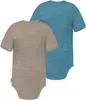 normani 2er Set Baby Merino Body Kurzarm Produktbild-Vorschau 2