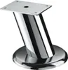 Pied meuble design HETTICH fixe acier chromé gris Voir les images du produit 1