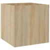 vidaXL Fioriera in rovere Sonoma 40x40x40 cm materiale a Anteprima dell’immagine prodotto 1