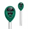 Two green soil meters are displayed against a white background. The meter on the left is larger and in focus, while the one on the right is smaller and slightly out of focus. Podgląd zdjęcia produktu