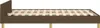 vidaXL Bettgestell ohne Matratze Dunkelbraun 120x190 cm Produktbild-Vorschau 5