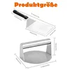 Burgerpresse Burger Smasher Set mit Grillspachtel–Edelstahl Produktbild-Vorschau 8