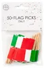 Italien Party Deko Set 74 tlg. Partyset Partydeko rot grün Produktbild-Vorschau 9
