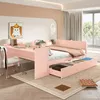 Merax Tagesbett Schlafsofa 140x200 cm, mit 2 Schubladen, Produktbild-Vorschau 1