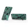 Galaxy M12 Hülle, Dual Layer PC TPU Bumper Stoßfest Ständer Produktbild-Vorschau 4