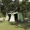 vidaXL Koepeltent met dak en opbergruimte, groen, 384 x 254 Productafbeelding-voorbeeld 2